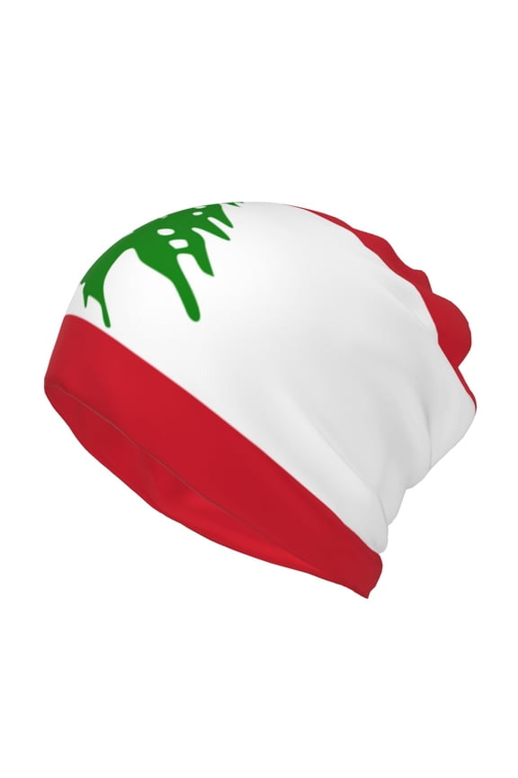 Lebanese-Flag Beanie Skull Cap Lightweight Hip Hop Dwarf Hat Beanie Hat For Women Men
