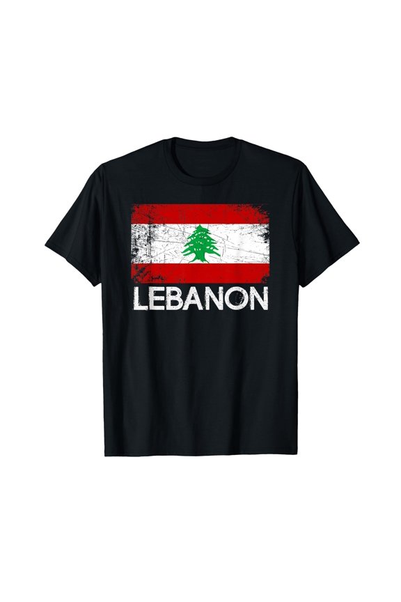 Lebanese Flag Garden Flag - Distressed Vintage Design with Tree - Durable Double Sided Outdoor Decor
