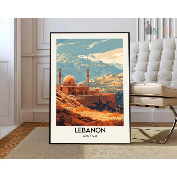 Lebanon Beirut Poster Unframed Paper Print