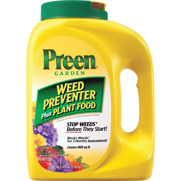 Lebanon Chemical Corp. Preen Grass & Weed Preventer Plus Plant Food - Pack of 4