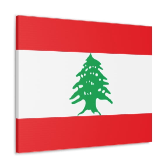 Lebanon Country Flag Canvas Vibrant Wall Art Unframed Home Decor
