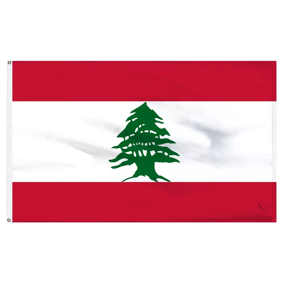 Lebanon Flag Icon Set. Lebanese Pennant In Official Colors And - Foto 2