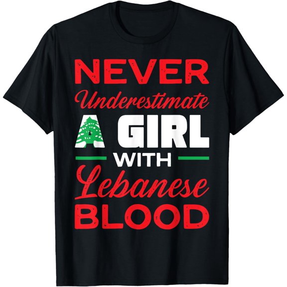 Lebanon Flag Beirut Lobnan Lover Lebanese Girl Women Lebanon T-Shirt