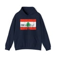 thumbnail image 1 of Lebanon Lebanese Pride Flag Hoodie, Gifts, Hooded Sweatshirt, 1 of 4