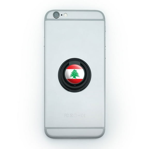 Lebanon National Country Flag Mobile Phone Ring Holder Stand