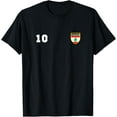 Lebanon Tshirt Number 10 Soccer Flag Football Lebanese