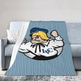 thumbnail image 1 of Lebanon Valley College-Logo Fleece Blanket, Very Soft Microfiber Flannel Blanket for Couch Warm and Cozy for All Seasons, 1 of 6