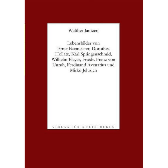 Lebensbilder von Dichtern I, 2, (Paperback)