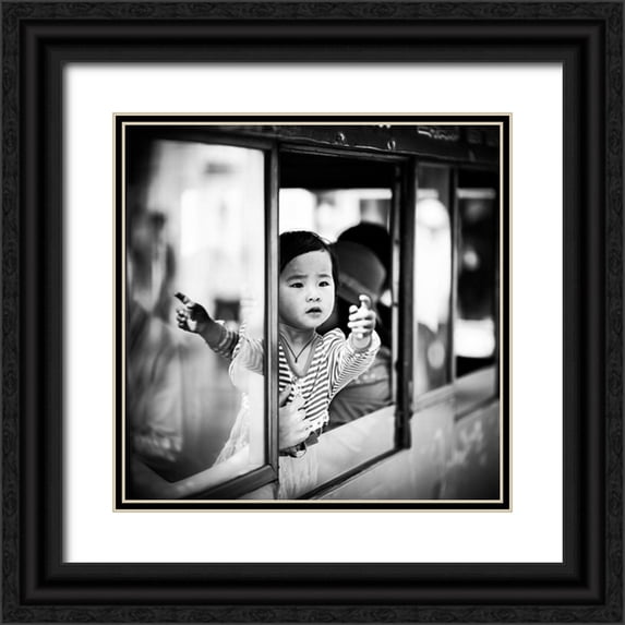 Leberle, Matthias 12x12 Black Ornate Wood Framed with Double Matting Museum Art Print Titled - Untitled