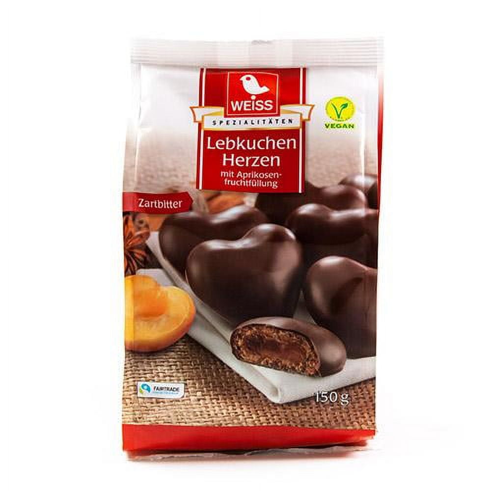 Weiss German Dark Chocolate Lebkuchenherzen Candy - Walmart.com