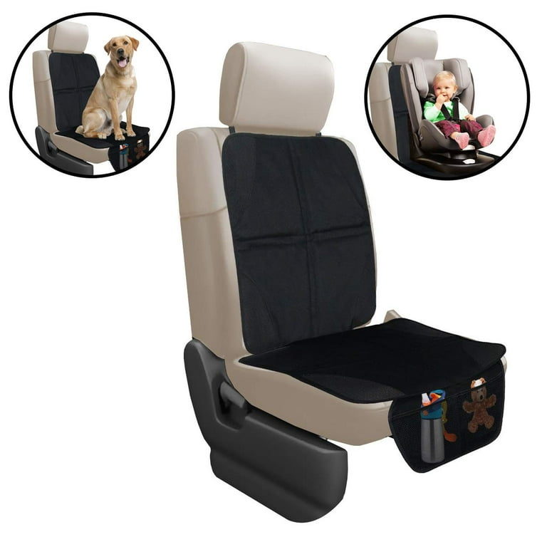 Lebogner Car Seat Protector Luxury Mat Cover Protector to Keep Nice and Clean Under Your Babys Infant Car Booster Seat or from Your Pets Protects