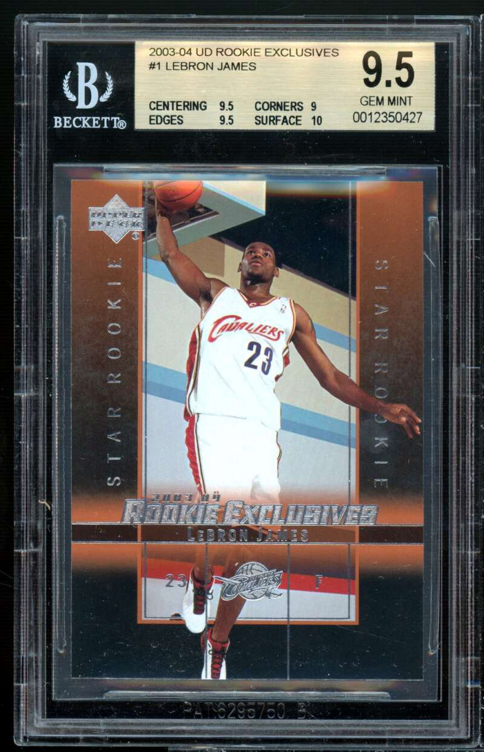 その他 UD rookie exclusives Lebron James card 2003-04 Upper Deck Rookie Exclusives - LeBron James #1 | eBay