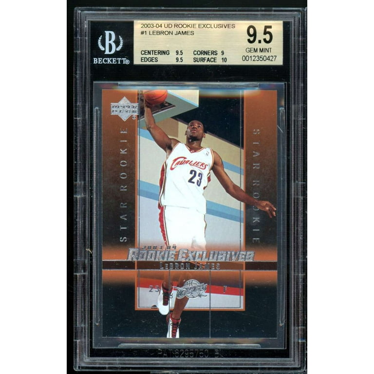 Lebron James 2003-04 Upper Deck Rookie Exclusives #1 BGS 9.5