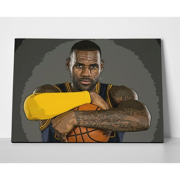Lebron James Cavs Poster or Wrapped Canvas