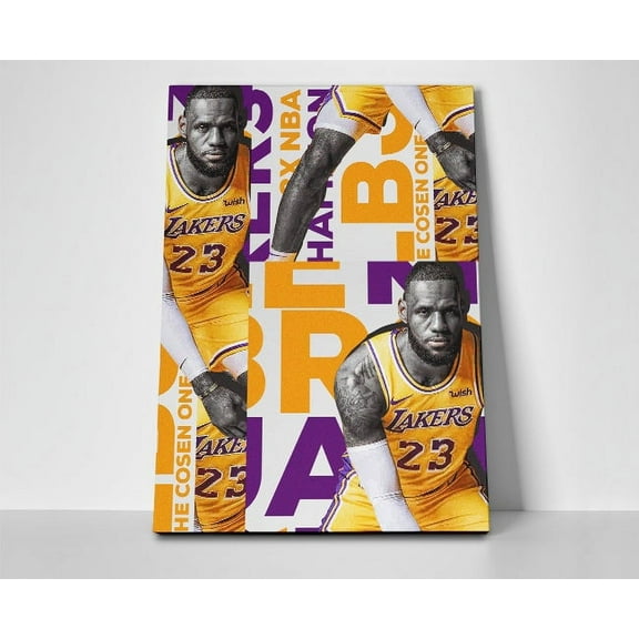 Lebron James Lakers Chosen One Poster or Wrapped Canvas