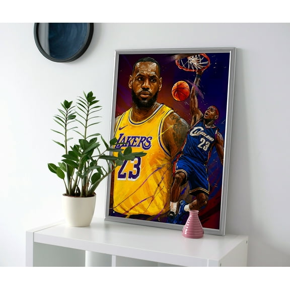 Lebron James Legend Poster or Wrapped Canvas