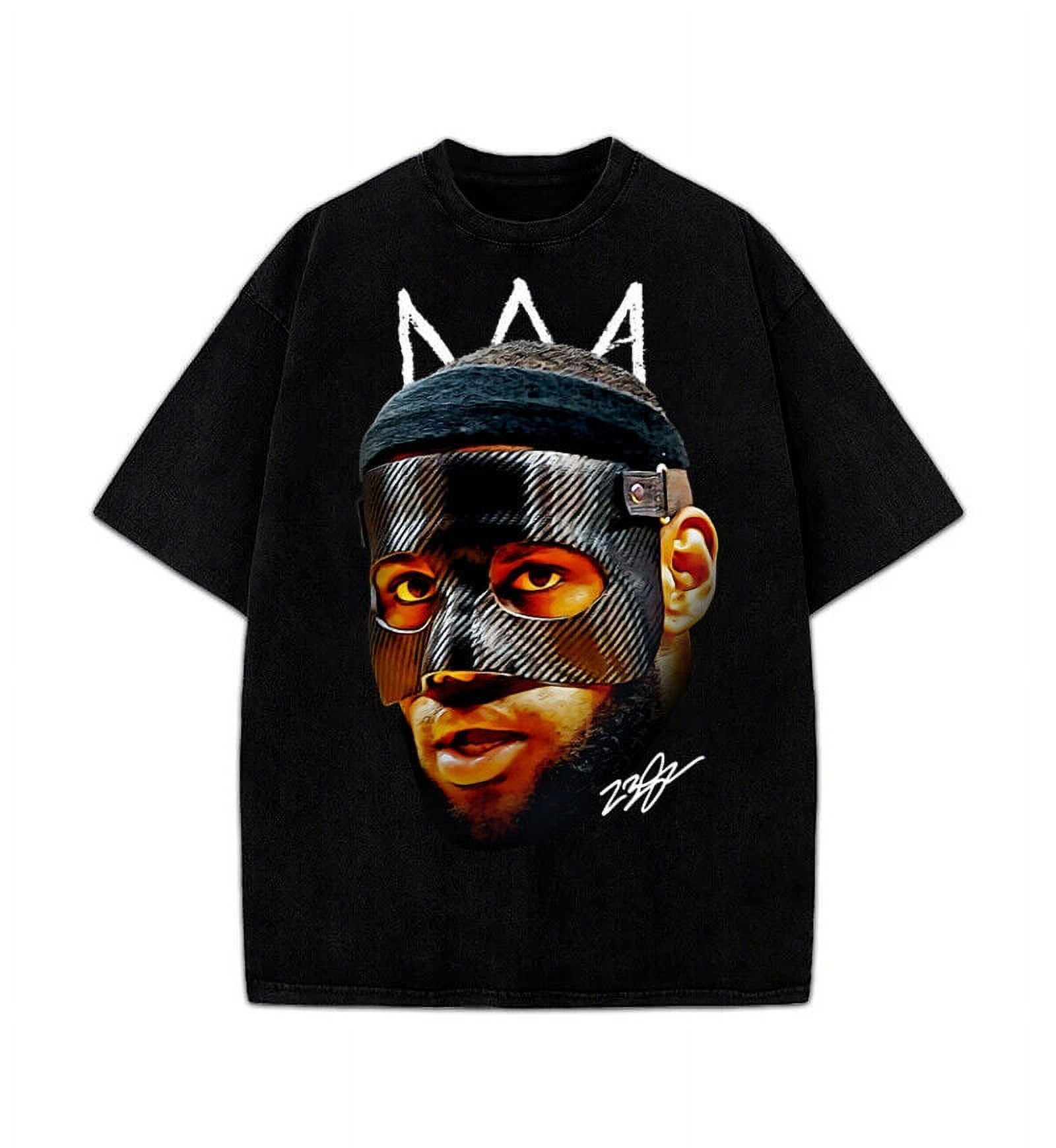 Lebron James Mask Basketball Graphic Design King James TShirt