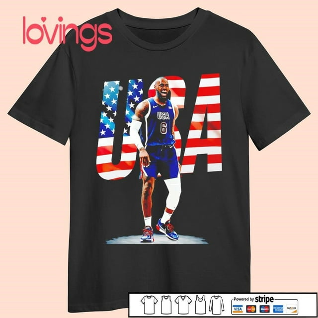 Lebron James Mvp Of The Paris 2024 Olympic Usa Team Shirt