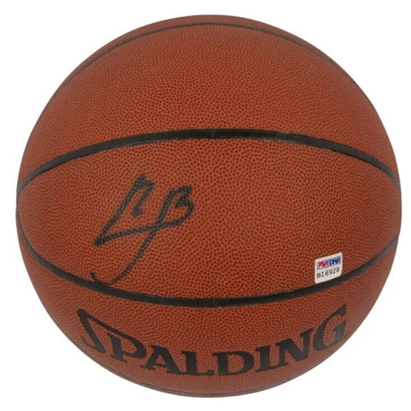 Lebron James Pre Rookie 2003 High School Era Single Signed Basketball PSA DNA