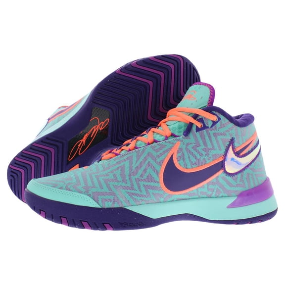 Nike LBJ NXXT Genisus Unisex Shoes Size 11, Color: Hyper Turquoise/Vivid Purple