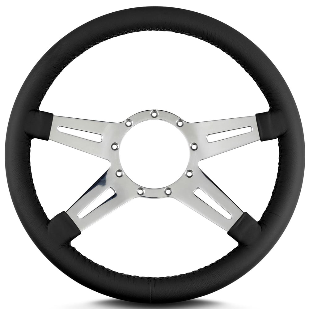 Lecarra Mark 9 Steering Wheel Elegante Polished w/Black Wrap 93201