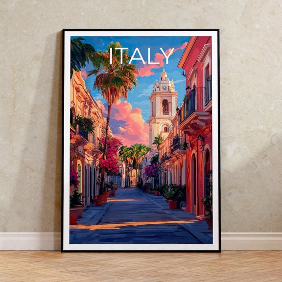 Lecce Italy Baroque Architecture Travel Wall Art Decor Unframed Paper Print