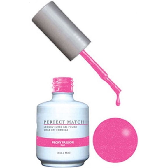 Lechat Perfect Match Gel + Polish 0.5 oz  PMS147 Peony Passion