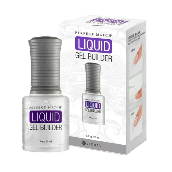 Lechat Perfect Match Liquid Gel Builder - Clear 0.5oz