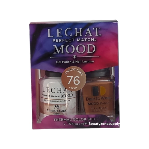 Lechat Perfect Match Mood Changing Color Duo Carrot Cake #PMMDS76