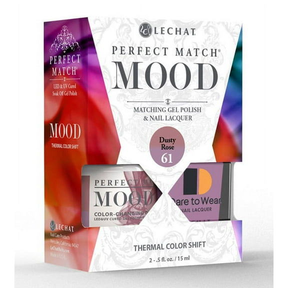 Lechat Perfect Match Mood Changing Color Duo Dusty Rose #PMMDS61