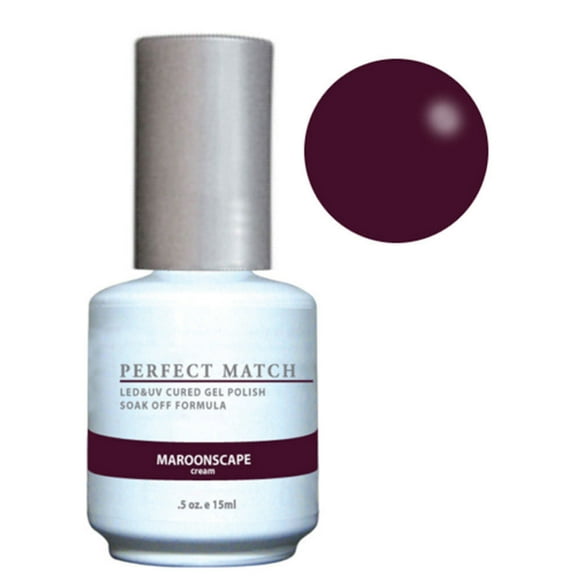 Lechat Perfect match Duo Gel Lacquer Maroonscape PMS132