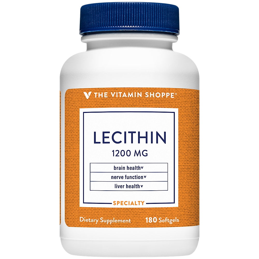 Lecithin 1200mg Natural Combination of Essential Fatty Acids (Linoleic) to Support Brain