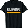 thumbnail image 1 of Leck mich am Arsch! - Gift for German, German USA T-Shirt men and women can wear, black, white, gifts, 1 of 4