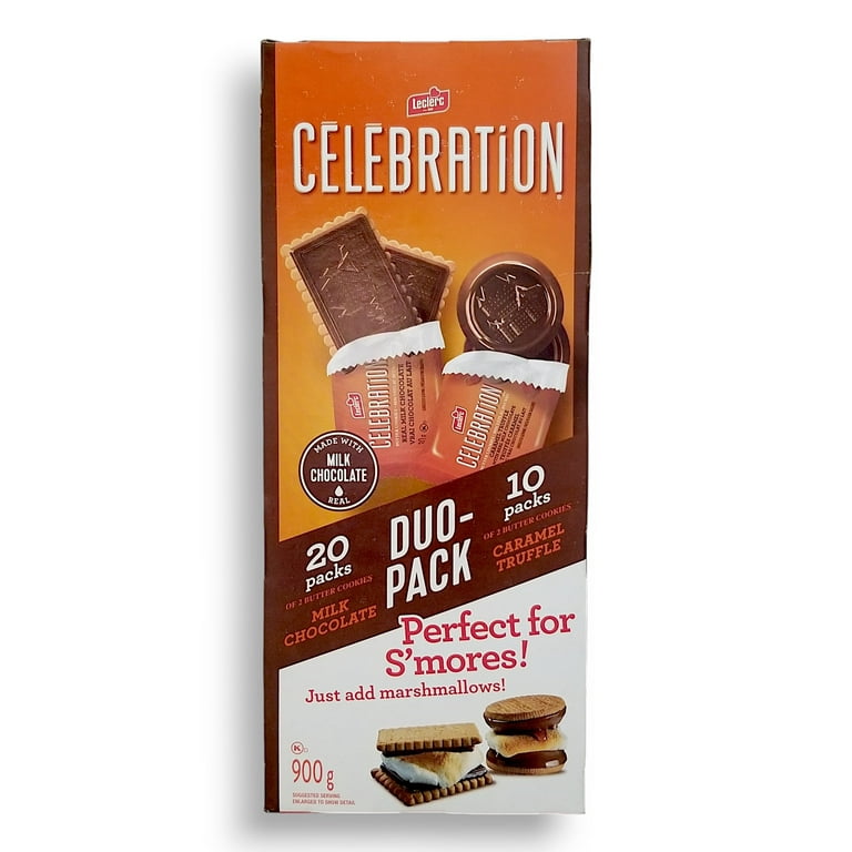 Leclerc Celebration Duo-Pack, Milk Chocolate & Caramel Truffle