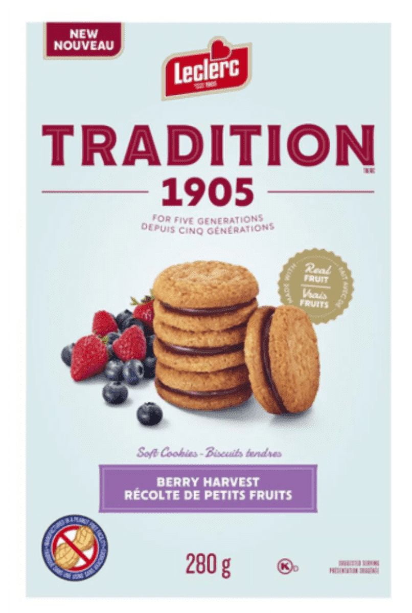Leclerc Tradition 1905 Soft Cookies Berry Harvest 280g - Walmart.com
