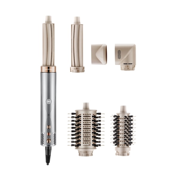 Lecomely 5 in 1 Hot Air Styler Wrap with Automatic Curling & Drying High-Speed Hair Dryer Brush with Negative Ion Technology for Frizz Control & Long Lasting Styles AirEdge A3