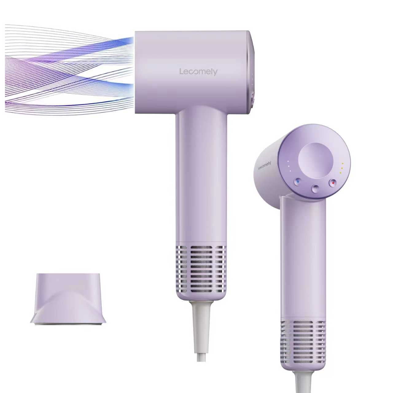 Lecomely S4AT Hair Dryer, Dual Voltage, High-Speed, 200M Negative Ions, Quiet & Portable for Travel and Home Use
