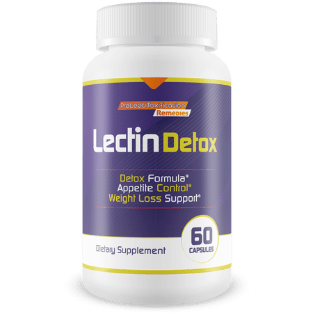 Lectin Detox - Colon Cleanser & Detox for Weight Loss - Detox Cleanse Detox Pills - Reduce Gut Size for A Quick Slim - Boost Metabolism - Weight Loss Detox for Women and Men - Body Detox Support