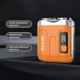 thumbnail image 1 of Lectric Foil Shavers for Men, Mini Electric Razor,Electric razor for men,Compact Face Shaver, IPX7 Waterproof Wet Dry Cordless Razor,LED Display, Face Shaver USB-C Fast Rechargeable,Orange, 1 of 15