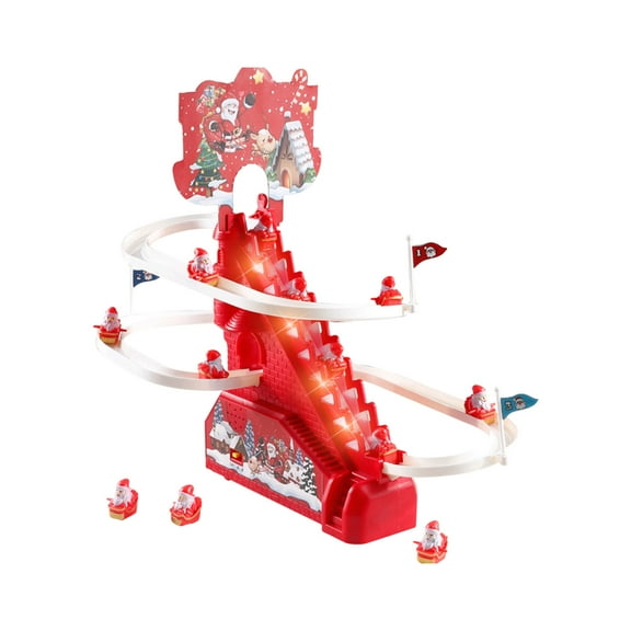 Lectric Slide Climbing Toy With Automatic Stairs And Roller Track, Interactive Game For Kids With Led Lights And Music, Battery Powered Christmas Gift Set