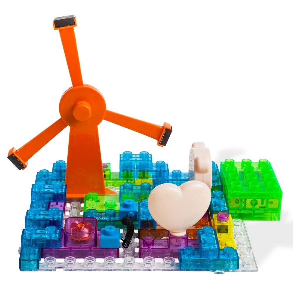 Lectrix Light Up 64 Piece Electronic Building Blocks Set with Circuits - image 1 of 4