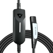 شاحن محمول Lectron Level 1/2 12A & 40A Tesla NACS - محطة شحن مركبة كهربائية ثنائية المستوى مع قابس NEMA 14-50/5-15 - متوافق مع جميع مركبات NACS الكهربائية