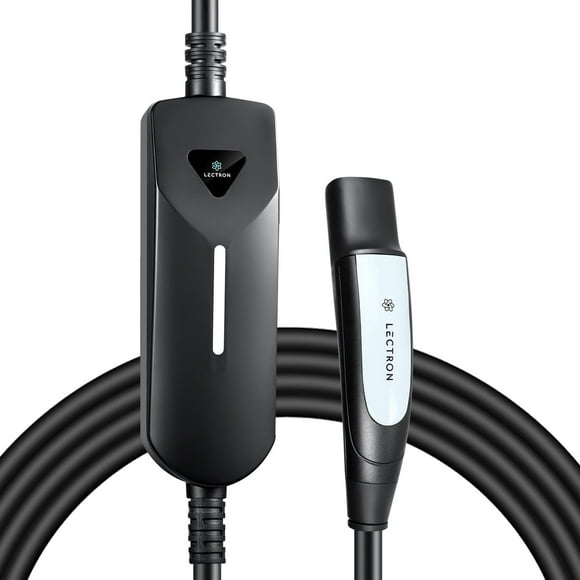 Lectron Level 1/2 (12A & 40A) Tesla NACS Portable Charger - Dual-Level Electric Vehicle Charging Station with NEMA 14-50/5-15 Plug - Compatible with All NACS Electric Vehicles