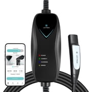 شاحن Lectron Tesla NACS Level 2 EV، مدرج في قائمة ETL المعتمدة من UL2594، محطة شحن Nexus 40A 240V، كابل 23 قدمًا وحامل Tesla، مكون إضافي NEMA 14-50، متوافق مع طراز Tesla S/3/X/Y وNACS J3400