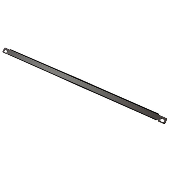 Lectronify 1/3U Flanged Blank Rack Panel 19" Steel Cover for AV Rack Equipment - Black