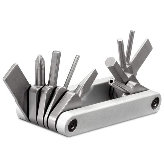 Lectronify 10-in-1 Multi Tool Stainless Steel with Screwdrivers Hex Torx Wrenches Storage Pouch Compact Versatile Tool for Photographers and Videographers