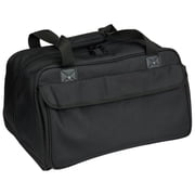 Lectronify 8 Speaker Tote Bag   Universal PA Carry Case with Weather-Resistant Nylon, Padded Interior, Front Pocket, Tie-Down Straps, Dual Zippers & Reinforced Handles for DJs and Musicians