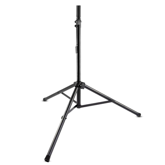 Lectronify Deluxe Steel Speaker Stand with Tripod Base, Adjustable Height up to 7.5 ft, Holds 120 lb, Universal PA Speaker Mount