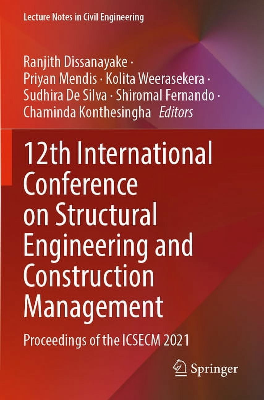 Lecture Notes in Civil Engineering 12th International Conference on ...