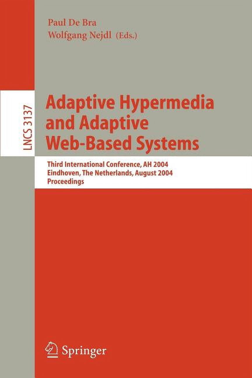 Lecture Notes in Computer Science Adaptive Hypermedia and Adaptive Web ...